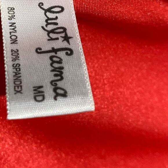 Luli Fama Bikini Top Red - Picture 6 of 7